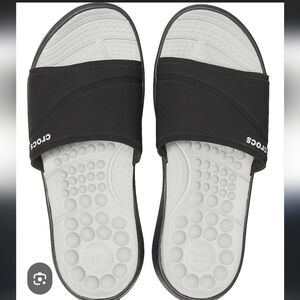 Crocs Black reviva slide Size 10 Women's